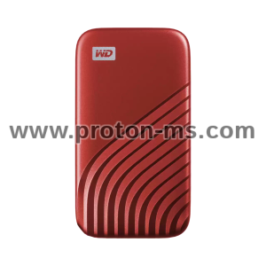 External HDD Western Digital My Passport 500GB Red USB 3.2