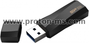 USB памет SILICON POWER Blaze B07, 16GB, USB 3.2, Черна