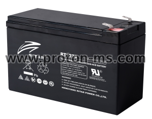Lead Battery (RT1270) AGM  12V / 7Ah - 151 / 65 / 94 mm T1  RITAR