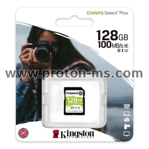 Карта памет Kingston Canvas Select Plus SD 128GB, Class 10 UHS-I