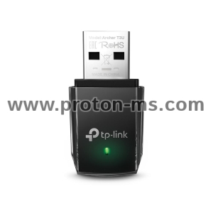 Wireless Adapter TP-LINK Archer T3U, AC 1300 MU-MIMO, Dual band, USB 3.0, built-in antenna