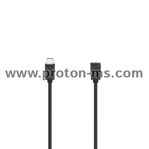 Удължителен кабел HAMA Full-Featured, USB-C женско - USB-C мъжко, 0.5 м, USB 3.2 Gen1, Черен