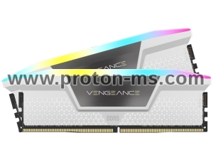 Memory Corsair Vengeance White RGB 32GB(2x16GB) DDR5 6000MHz CL36 CMH32GX5M2E6000C36W
