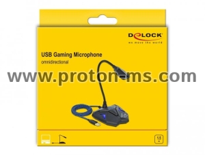 Delock Desktop USB Gaming Microphone, 66330