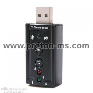 Sound card ESTILLO Mini, USB, 7.1