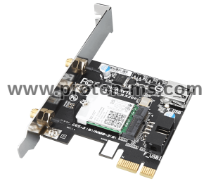 Безжична карта GIGABYTE AORUS X200 Intel® WIFI 6 2x2 802.11ax, Bluetooth 5.0