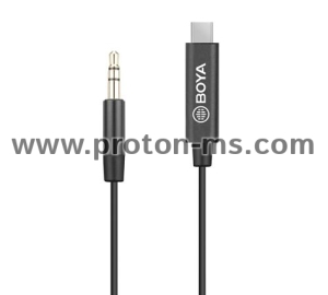BOYA 3.5mm TRS (Male) to Type-C (Male) Audio Adapter BY-K2