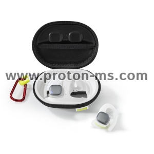 Блутут слушалки Hama "Spirit Athletics" Bluetooth®, True Wireless, Ear Hook, бяло/жълто