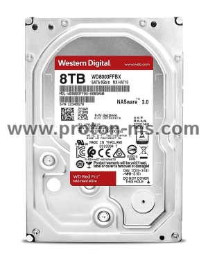 Хард диск WD Red Pro 8TB NAS 3.5" 256MB 7200RPM