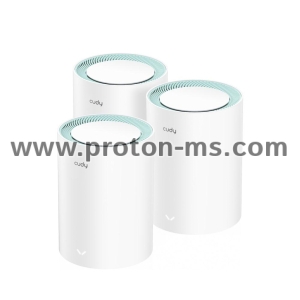 Cudy M1300, 3-pack, AC1200 Dual Band, 2.4/5 GHz, 300 -  867 Mbps