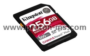Memory card Kingston Canvas React SDXC 256GB, UHS-II
