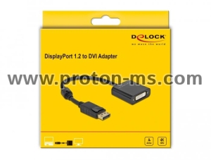 Адаптер Delock 63482 DisplayPort мъжко - DVI женско
