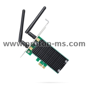 Wireless Adapter TP-LINK Archer T4E , AC1200 dual band, PCI-EX, 2 external antennas