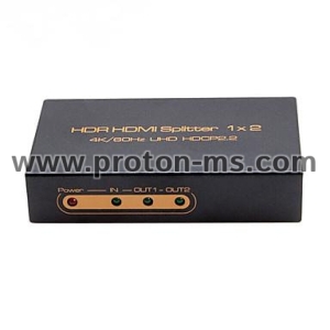HDMI splitter ESTILLO HDSP0010M1, 1/2, 4K/60Hz