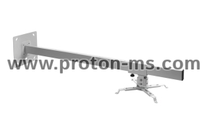 Стойка за проектор за стена Celexon Multicel WM1000, до 15 кг, регулируема, бял
