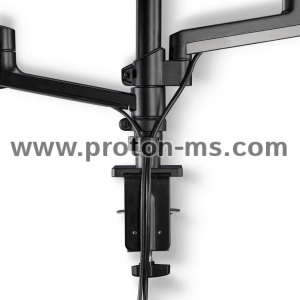 Hama Monitor Holder for Streaming Setup, 4 Arms, Height-adjustable, Swivel