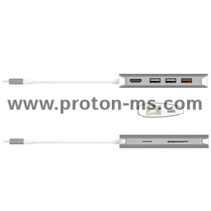 Докинг станция j5create Multi-Port JCD383, USB, HDMI, Ethernet, SD, microSD