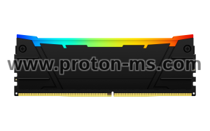 Памет Kingston FURY Renegade RGB 64GB (4x16GB) DDR4 3600MHz CL16 KF436C16RB12AK4/64