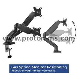 ACT Gas spring dual monitor arm office, AC8312