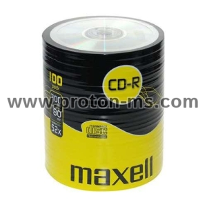 CD-R80 MAXELL, 700MB, 52x, 100 px