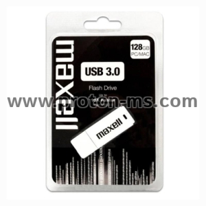 USB памет MAXELL, 128GB, USB3.0, Бял