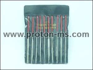 10 pcs. Mini Needle File Set 160x4mm