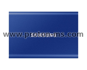 Външен SSD Samsung T7, Indigo Blue 2000GB