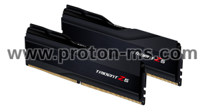 Памет G.SKILL Trident Z5 Black 32GB(2x16GB), DDR5, PC5-44800, 5600MHz, CL36, F5-5600J3636C16GX2-TZ5K