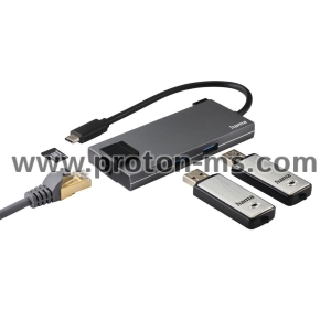 USB-C хъб, 5-портов, HAMA-200109