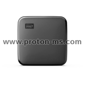 WD, Elements SE, Portable SSD, 1TB, USB 3.0, Black