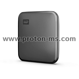 WD, Elements SE, Portable SSD, 1TB, USB 3.0, Black