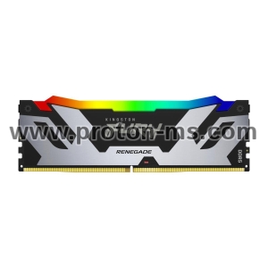 Memory Kingston Fury Renegade Silver/Black RGB 32GB(2x16GB) DDR5 7200MHz CL38 KF572C38RSAK2-32, XMP