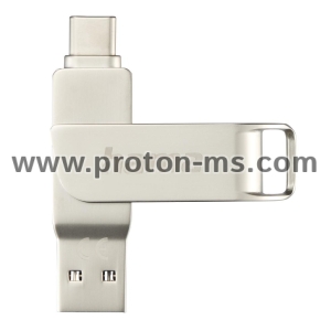 Hama "C-Rotate Pro" USB Stick, USB-C 3.1/3.0, 256GB, 100MB/s, 182492