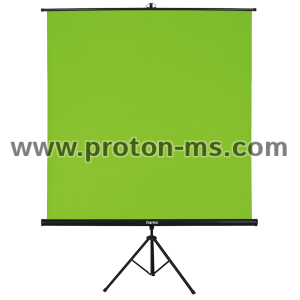 Hama Green Screen Background with Tripod, 180 x 180 cm, 2 in 1