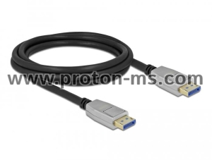 Delock Cable DisplayPort 2.0 male > DisplayPort male 10K 2 m