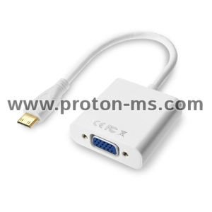 Convertor Estillo, mini HDMI  M  to   VGA F, 1080P