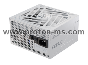 Power Supply SEASONIC FOCUS GX-1000 1000W, White 80+ Gold PCIe 5.0, Fully Modular