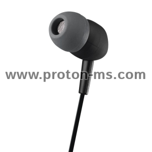 Hama "Kooky" Headphones, In-Ear, Microphone, Cable Kink Protection, black