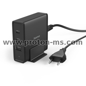 Универсална зарядна станция, 3 порта, USB-C / USB-A (PD), 5-20V/65W, 200017