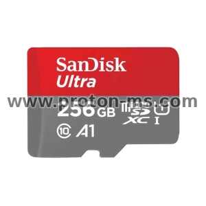 Memory card SANDISK Ultra microSDXC, 256GB