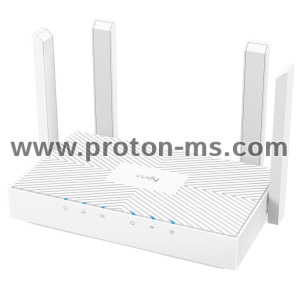Wireless Router CUDY WR1300E, Dual-band AC1200, 300+867 Mbps, 3xGigabit, White
