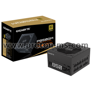 Захранващ блок Gigabyte P850GM, 850W, 80+ GOLD, Modular