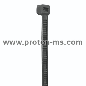 Hama Cable Tie, 4.8 x 200 mm, black, 50 Pcs