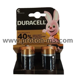 Алкална батерия DURACELL C  LR-14 /2 бр. в опаковка/ 1.5V