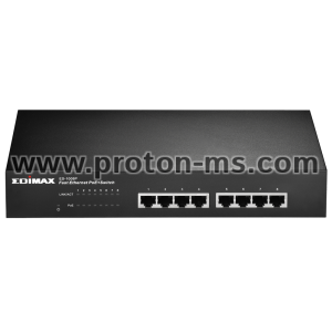 Switch EDIMAX ES-1008P, 8 Ports PoE, 10/100Mbps