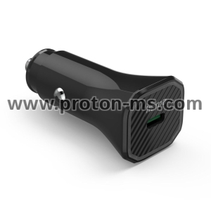 Зарядно за кола HAMA "Eco", USB-C, (PD) / Qualcomm® 3.0, 25 W, черно