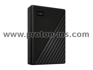 External HDD Western Digital My Passport 5TB 2.5" HDD Black USB 3.2