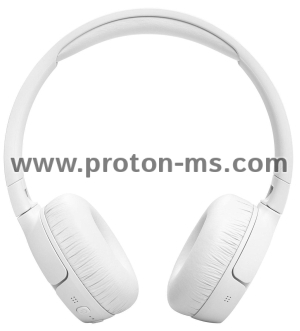Слушалки on-ear JBL Tune 670NC, Bluetooth 5.3, USB-C, Бели