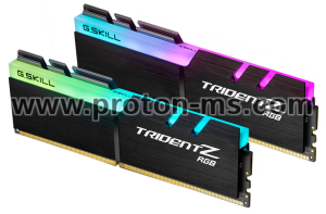 Памет G.SKILL Trident Z RGB 16GB(2x8GB) DDR4, PC4-32000, 4000MHz CL16, F4-4000C16D-16GTZRA