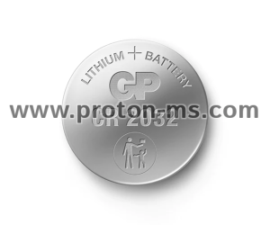 Lithium Button Battery GP  CR2032 3V 5 pcs in blister / price for 1 battery/ GP